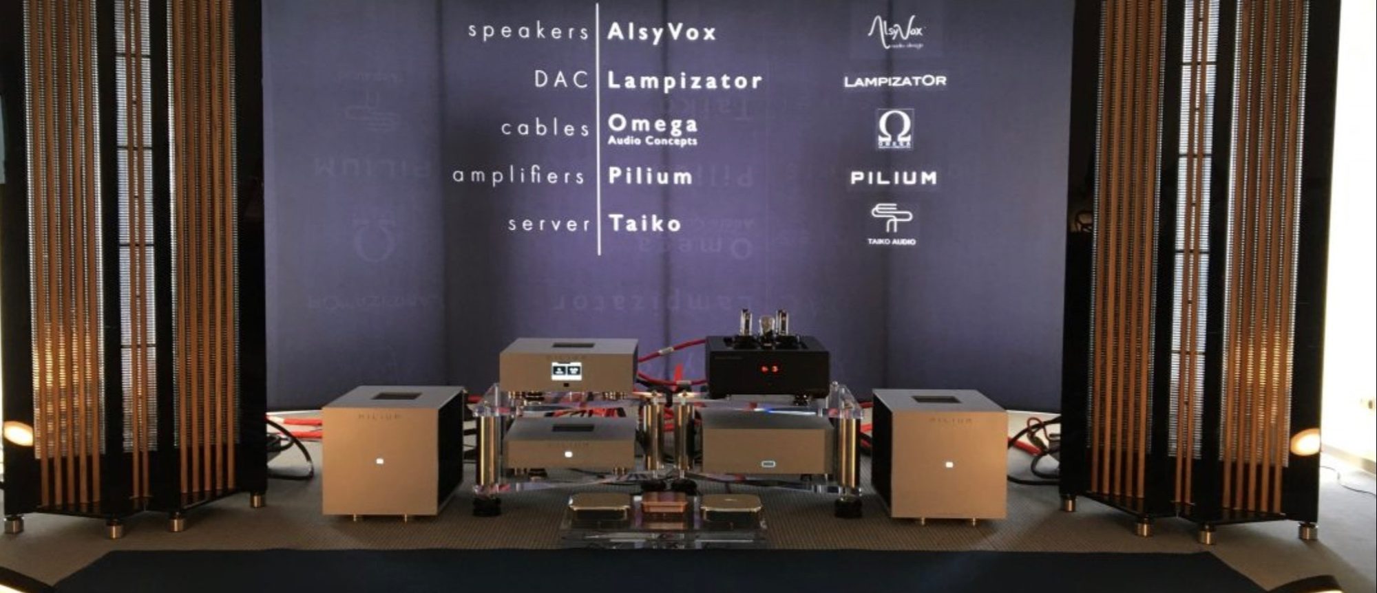 Alsyvox loudspeakers with a Taiko music server at High End Munich 2023